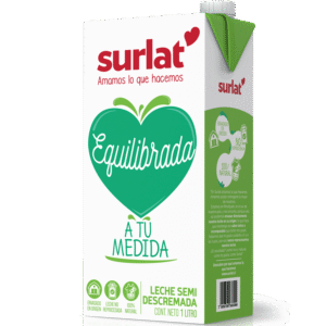 Leche Entera Semidescremada Surlat 1lt