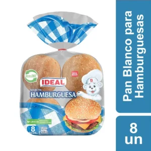 Pan Hamburguesa Ideal 8un